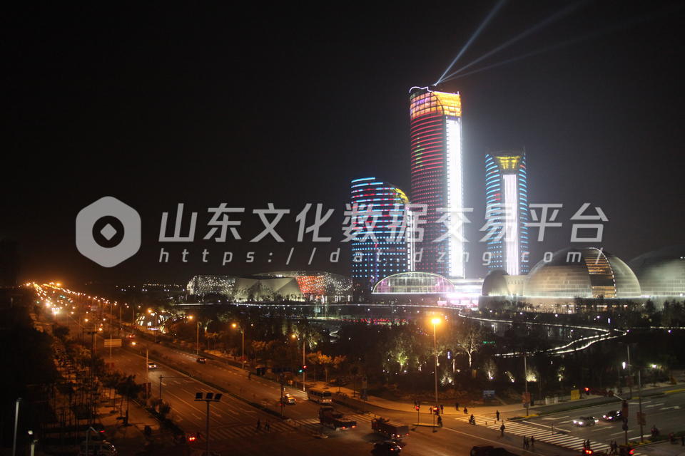 省会文化艺术中心夜景