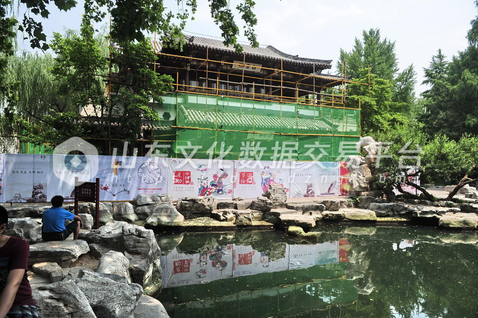 趵突泉白雪楼维修