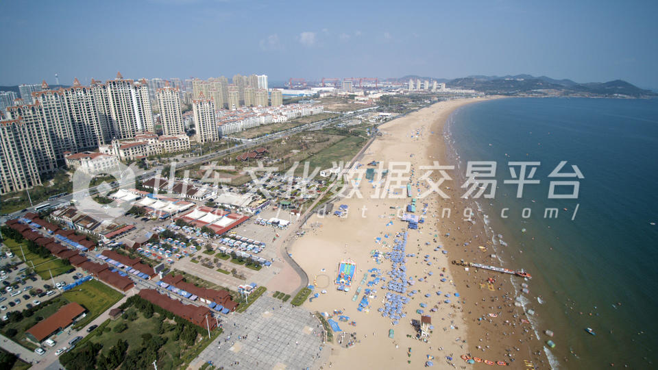 金沙滩上空俯瞰