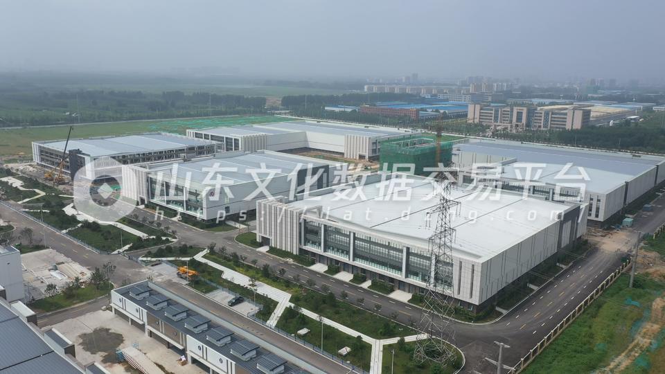 航拍潍坊高新区航空航天产业园