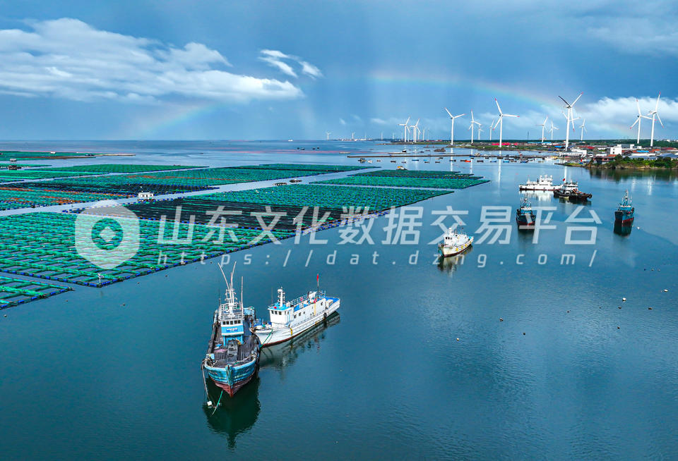 碧海青天七彩虹