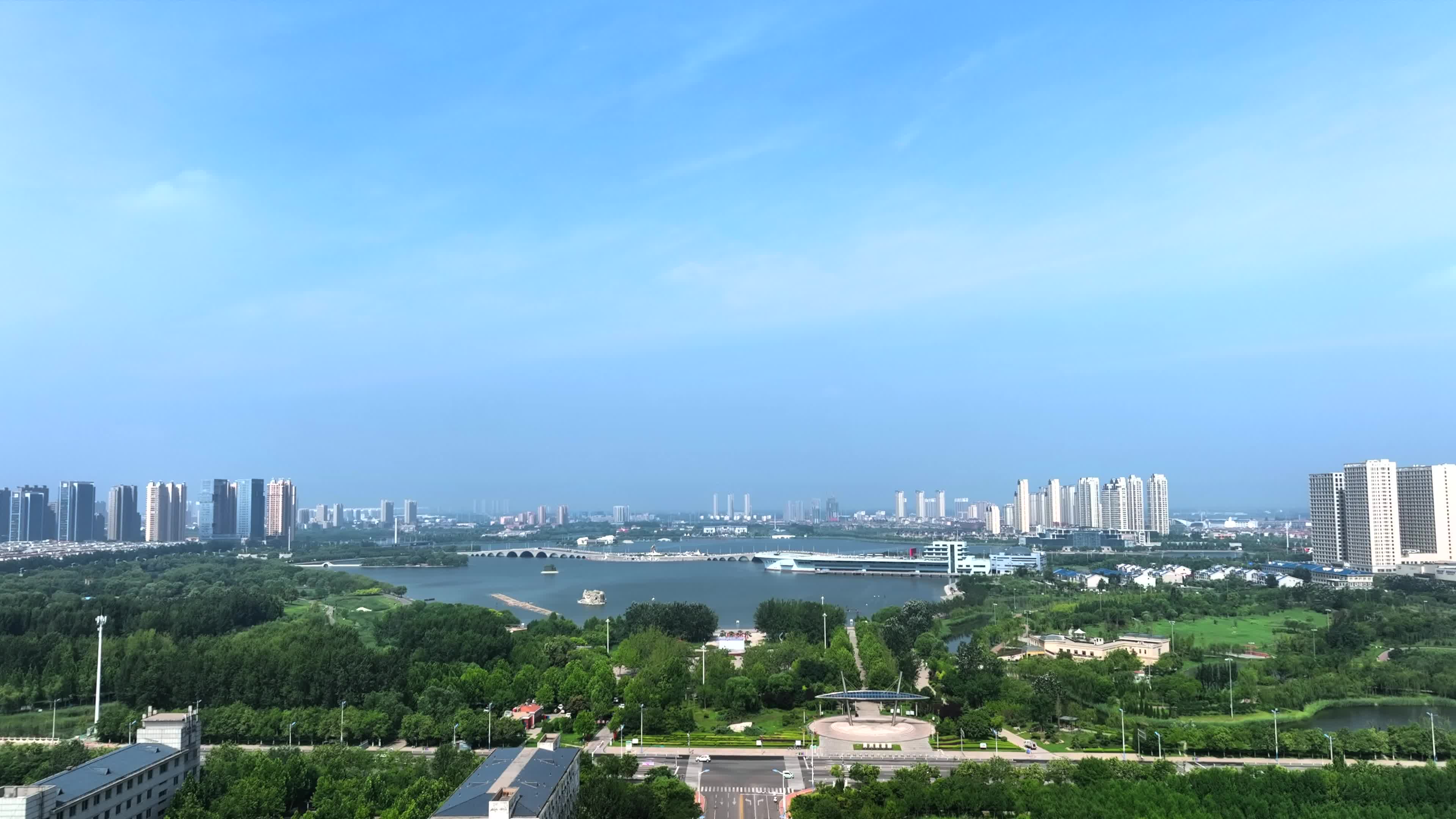 滨州中海公园人工湖