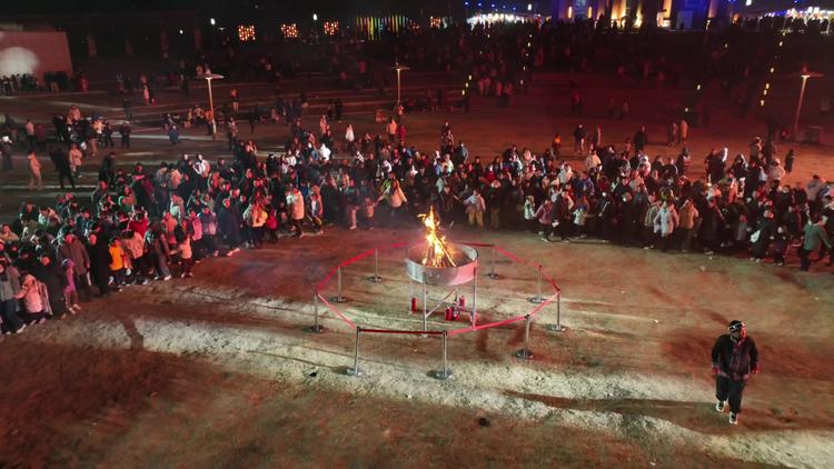 九洲洼公园篝火之夜 九洲洼公园篝火之夜