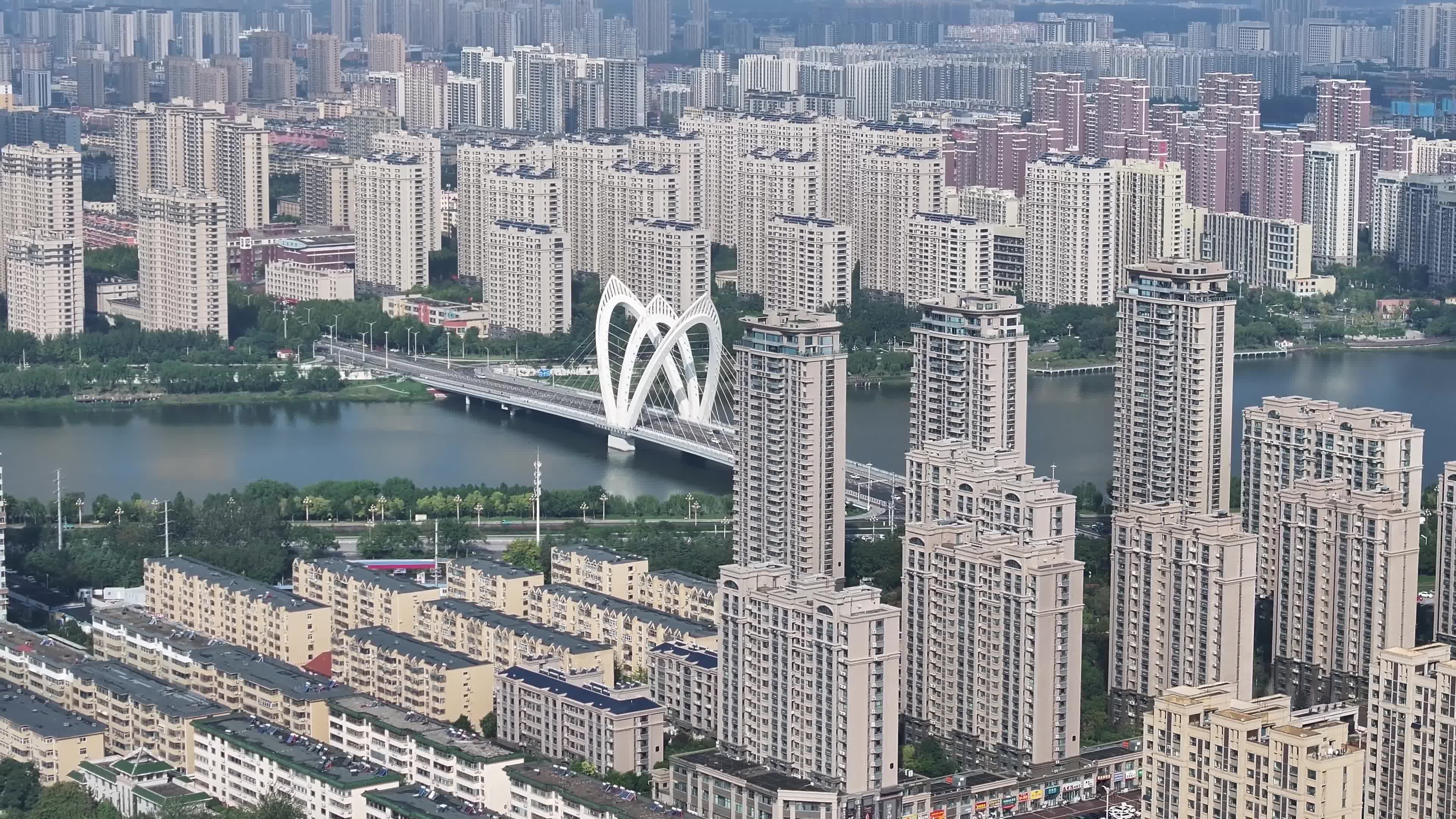 聊城开发区城市航拍