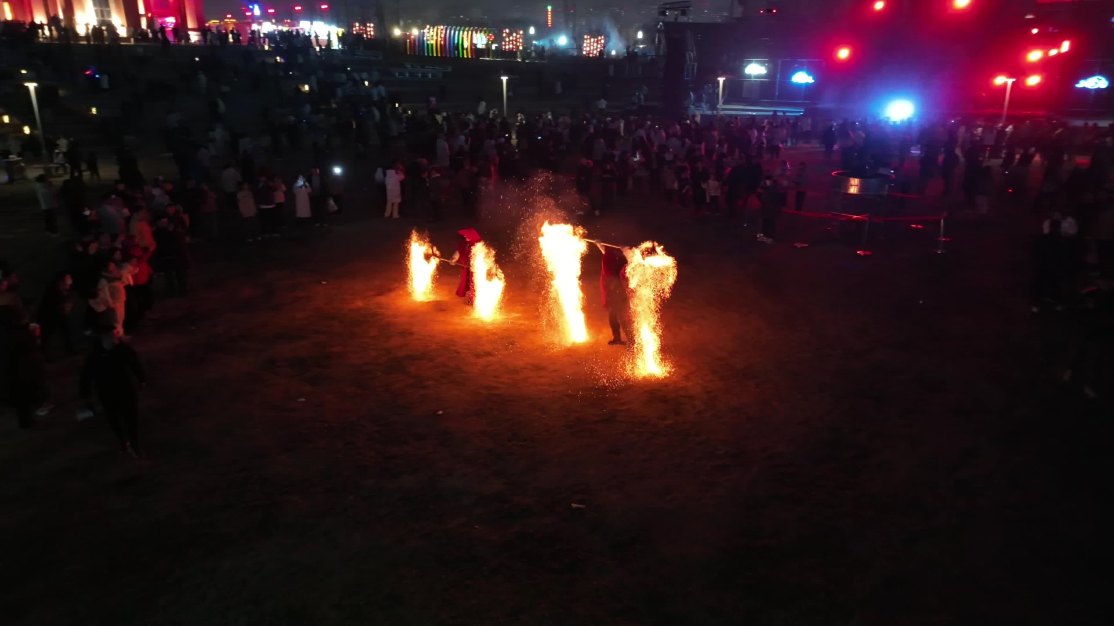 非遗火壶点亮九洲洼之夜 非遗火壶点亮九洲洼之夜