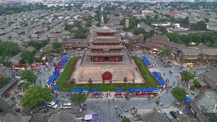 延时摄影 聊城光岳楼 延时摄影 聊城光岳楼
