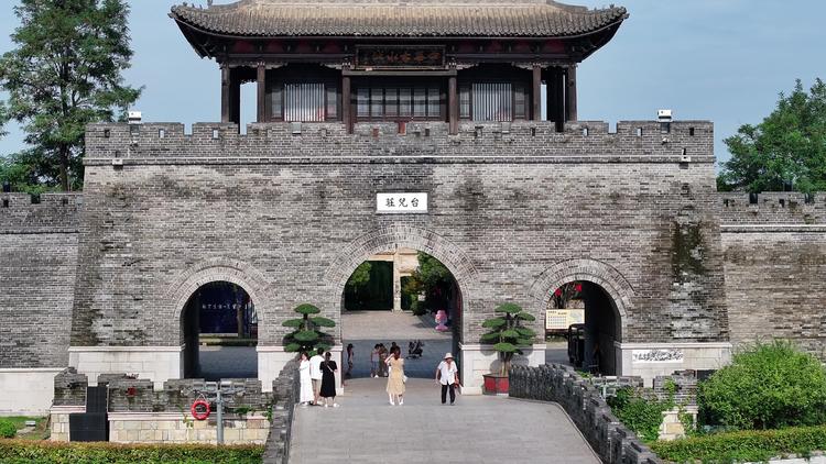 台儿庄古城城门 台儿庄古城城门