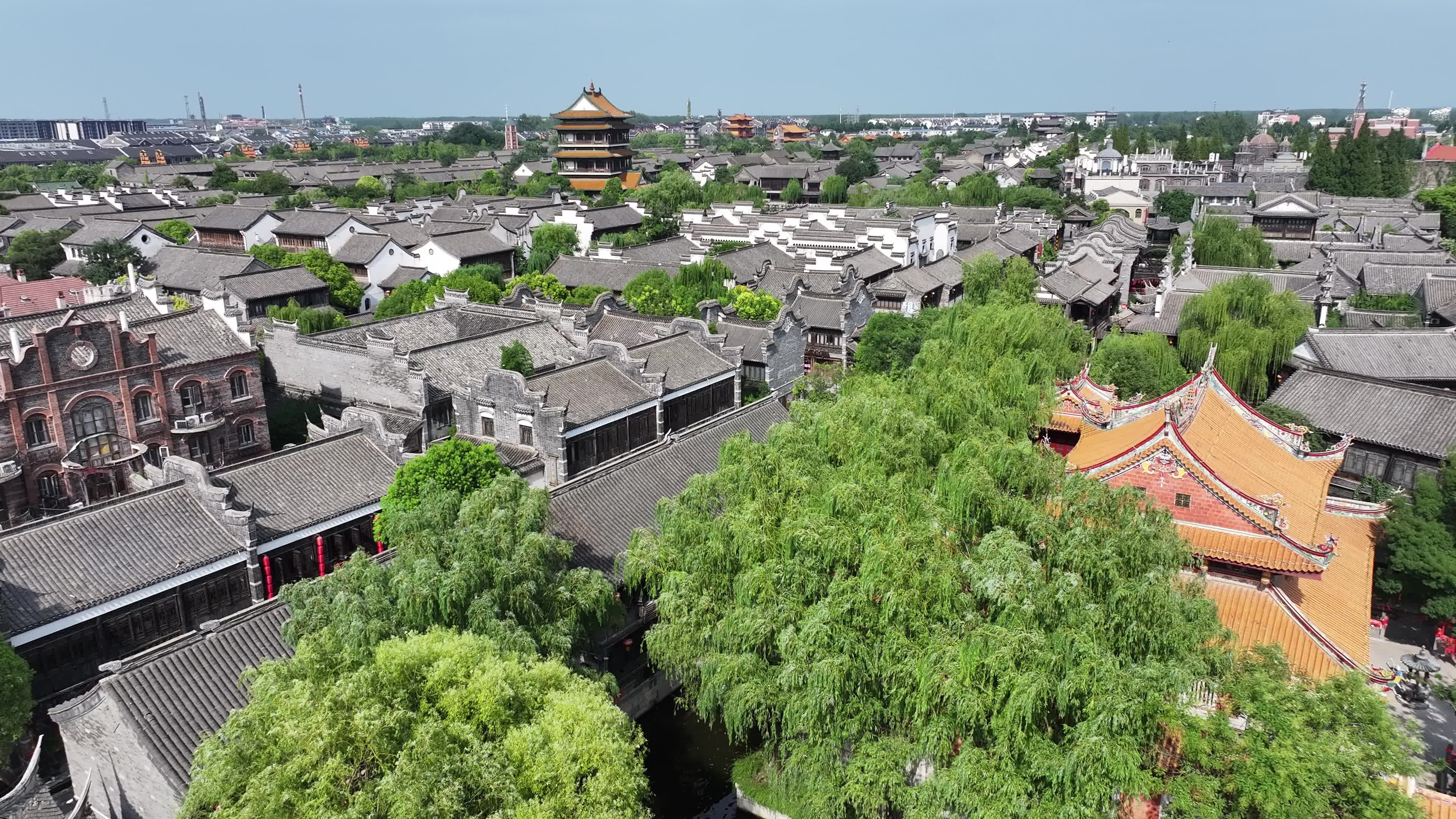 台儿庄古城内建筑