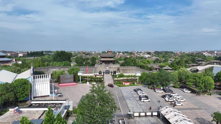 台儿庄古城外景 台儿庄古城外景