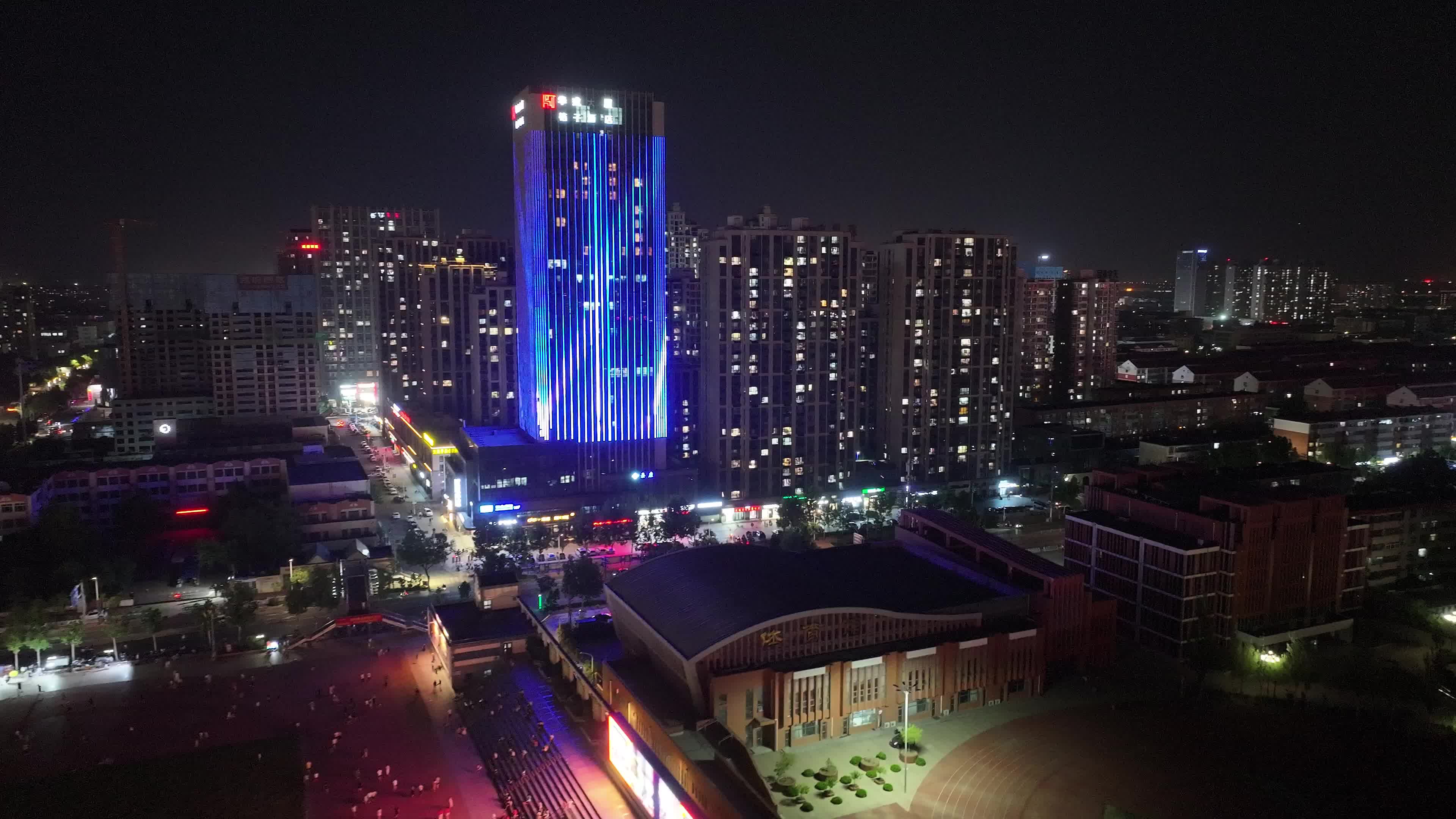 德州华戎大厦夜景