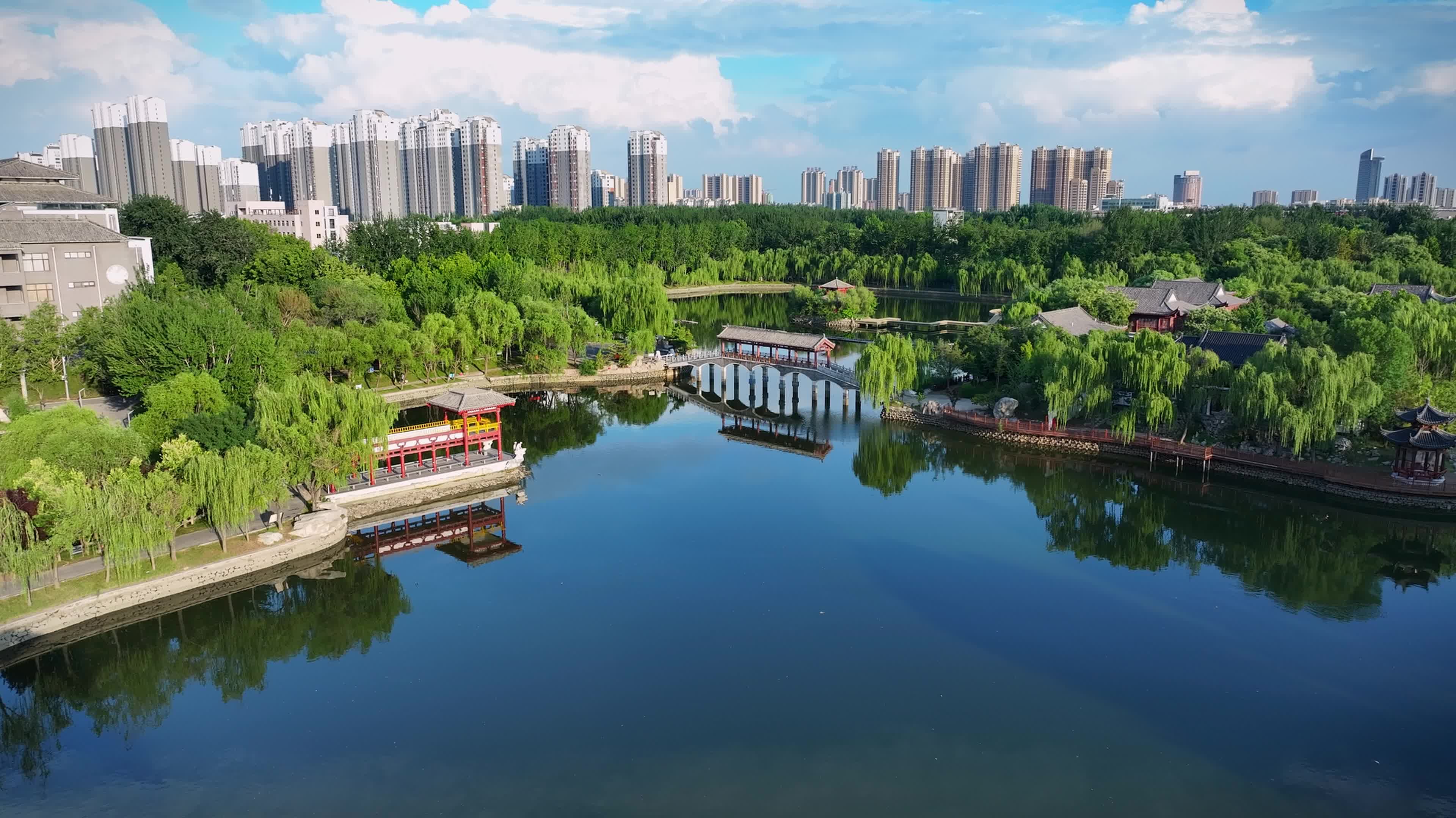 董子文化街风景航拍3