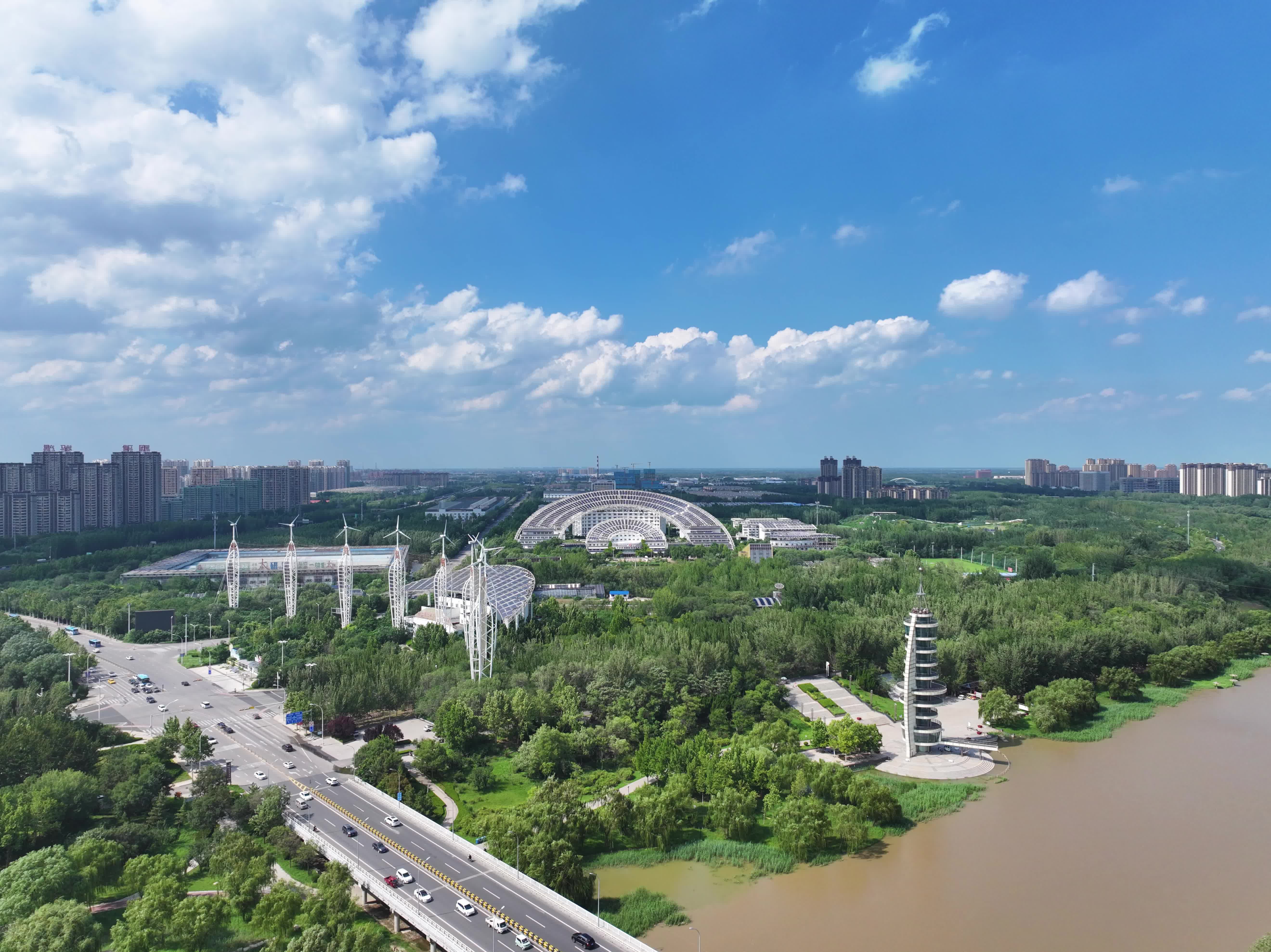 德州减河风景区 太阳谷延时