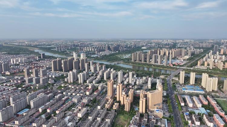 德州城区开发区航拍大景 德州城区开发区航拍大景