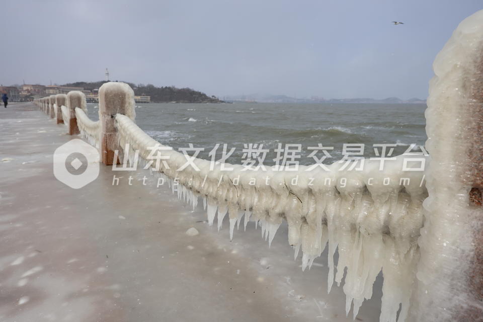 烟台滨海广场冰凌