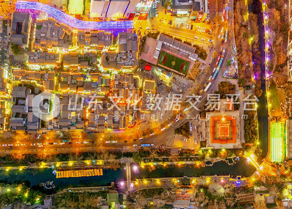 宽厚里夜景航拍