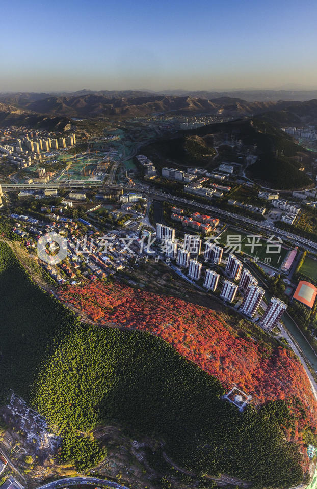 济南蝎子山半青半红