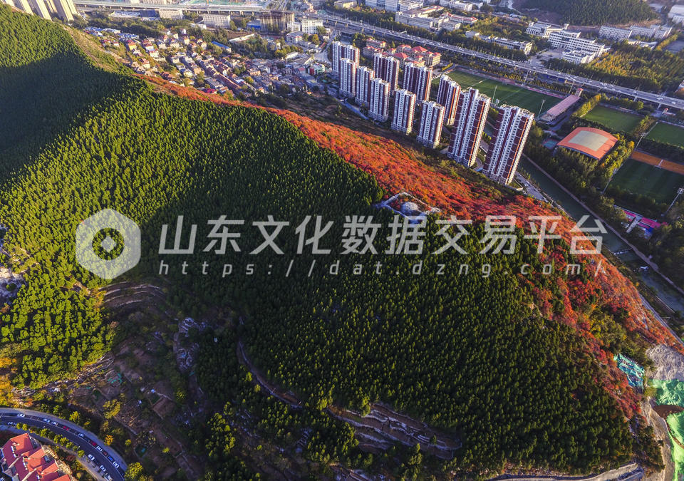 济南蝎子山半青半红