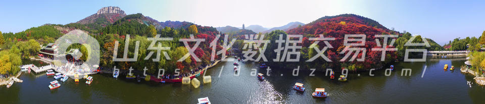 航拍红叶谷红叶