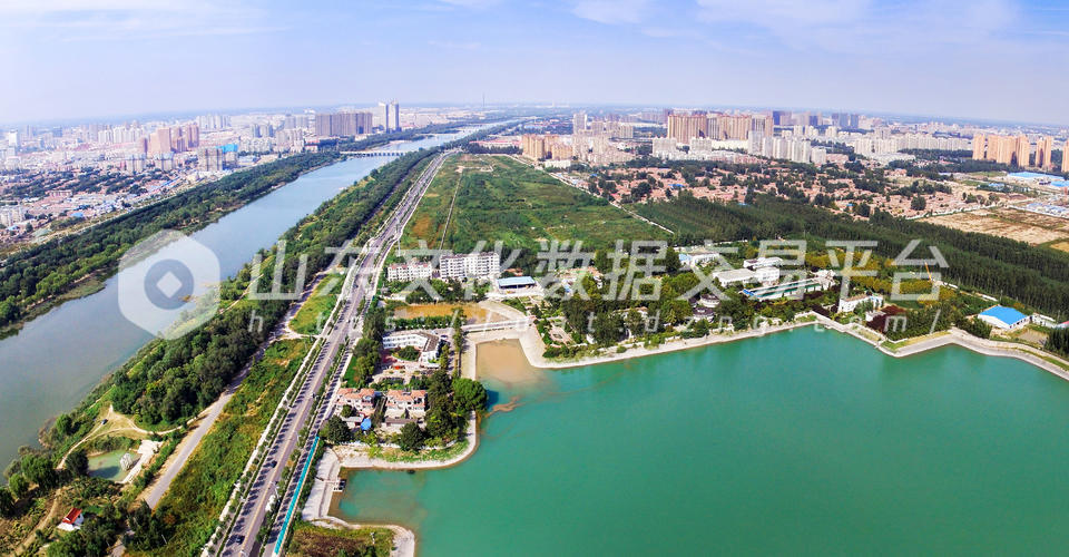 德州岔河生态廊道（航拍）