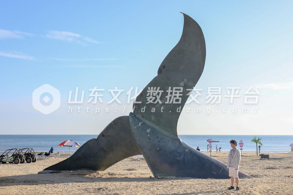 黄渤海新区鲸鱼雕塑