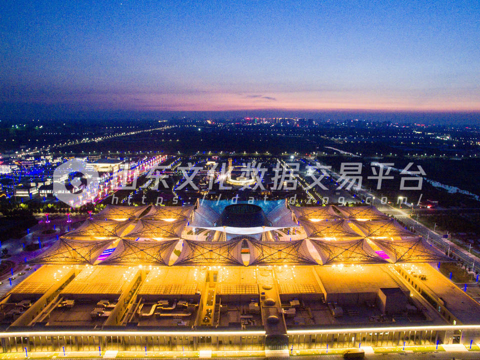 太阳能德州小镇：绚丽的夜景