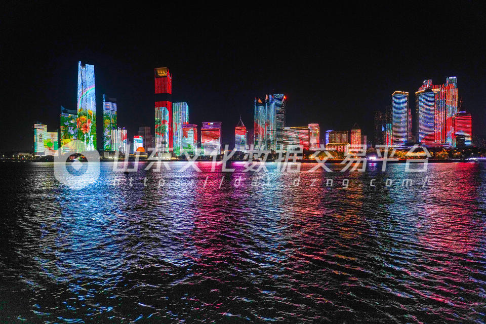浮山湾灯光秀