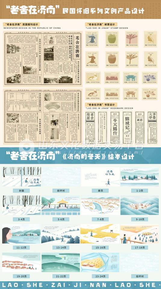“老舍在济南”主题文创产品设计