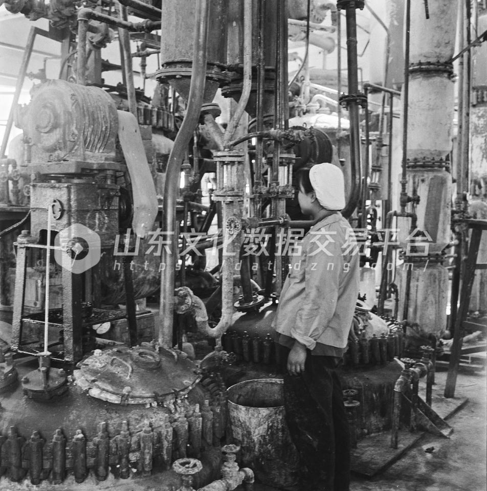 淄博新华制药厂的匹拉米董车间。